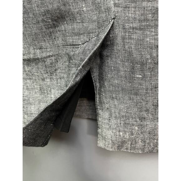 Banana Republic Ladies size 10 gray linen blend pencil skirt‎ - Picture 5 of 7